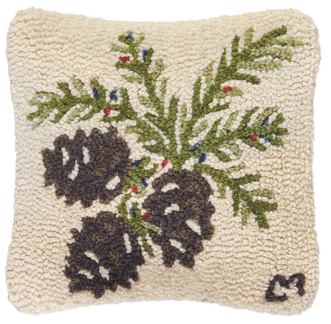 Pinecones and Berries - Pinecone - Pattern - Fall Décor