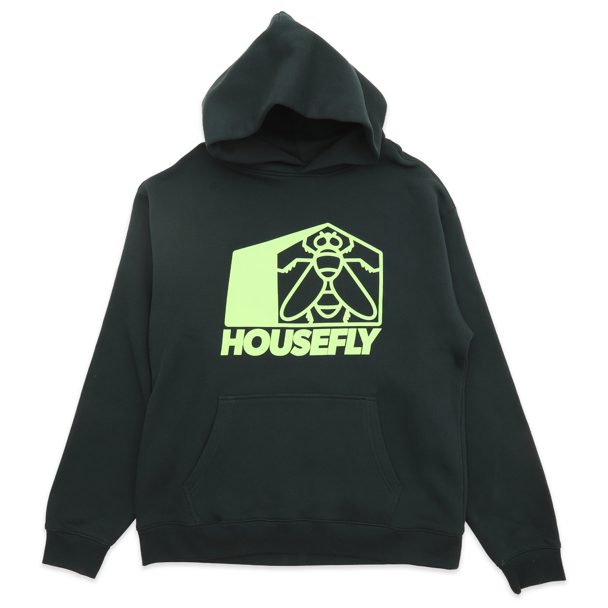 Housefly Sport Hooded Sweatshirt - Pine