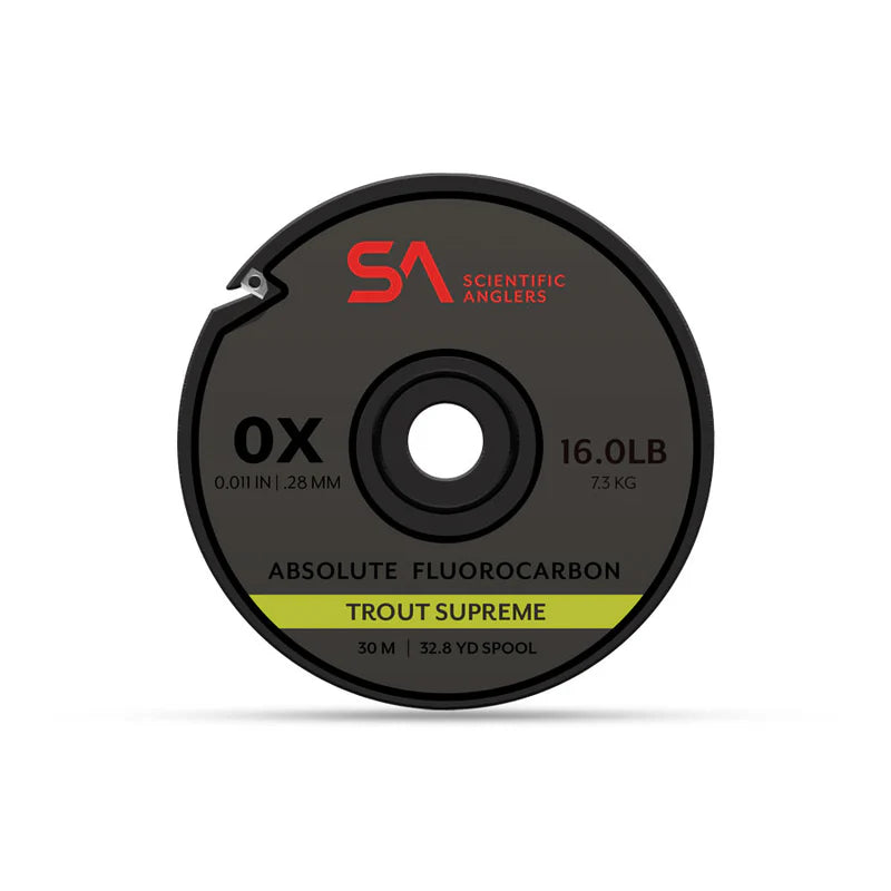SCIENTIFIC ANGLERS - ABSOLUTE FLUOROCARBON TROUT SUPREME TIPPET 30M