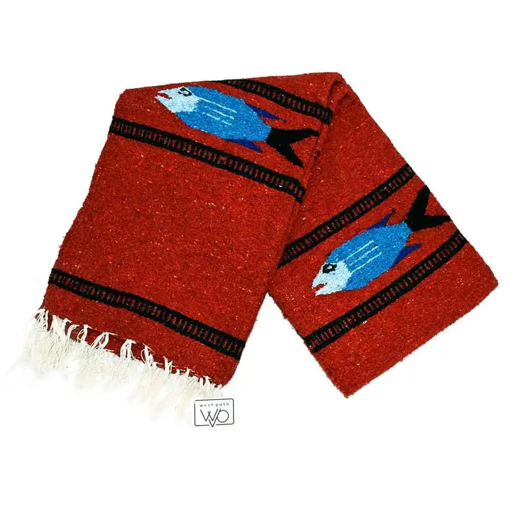 Red Earth Rust Baja Fish Blanket