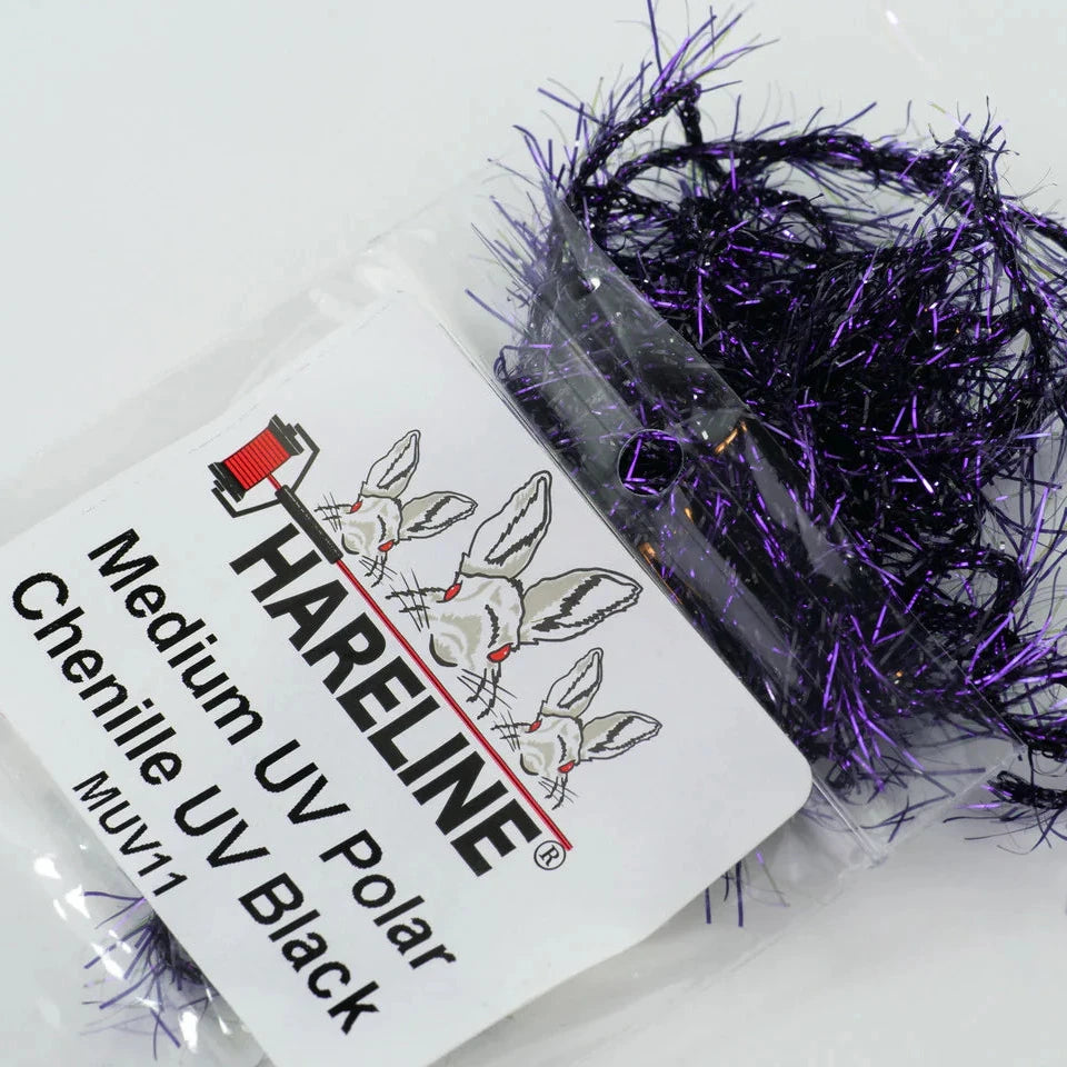 Hareline Medium UV Polar Chenille