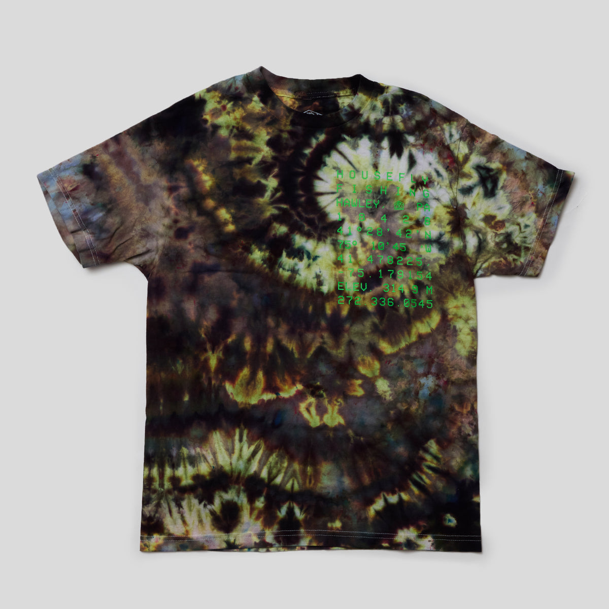 Housefly Location Tie Dye