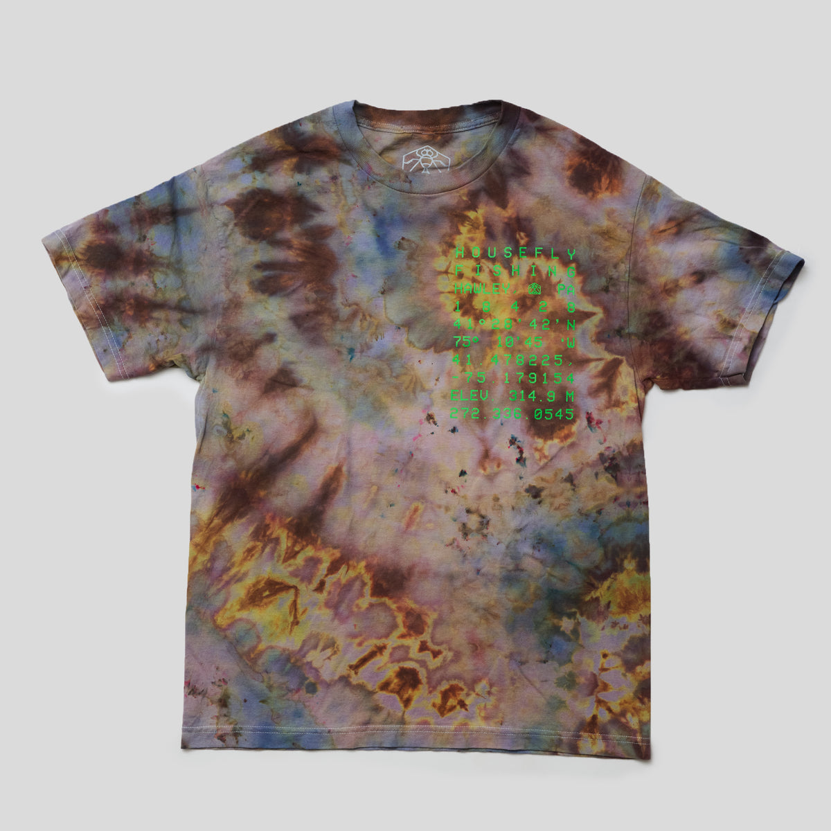 Housefly Location Tie Dye