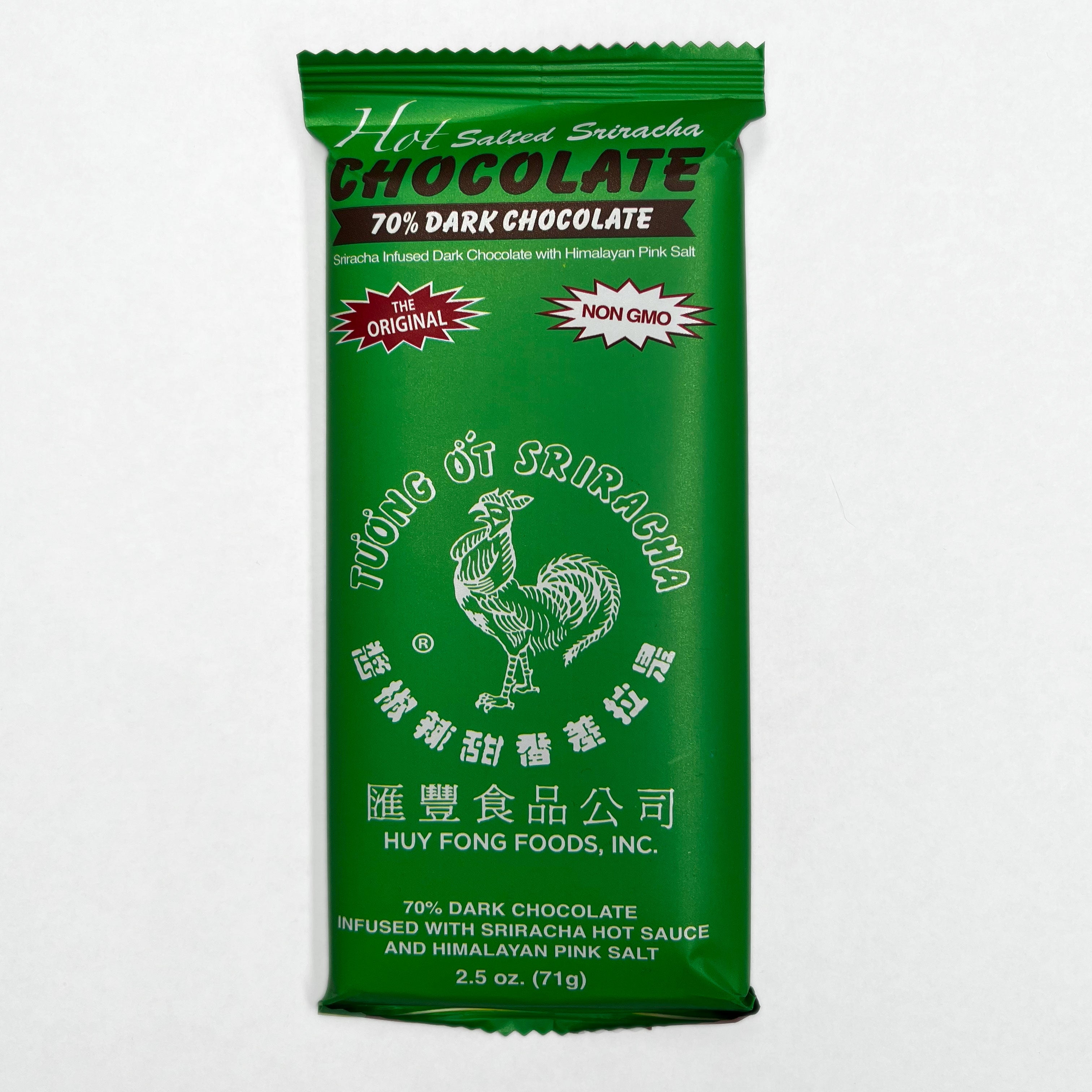 Hot Salted Siracha Chocolate 70% Dark Chocolate