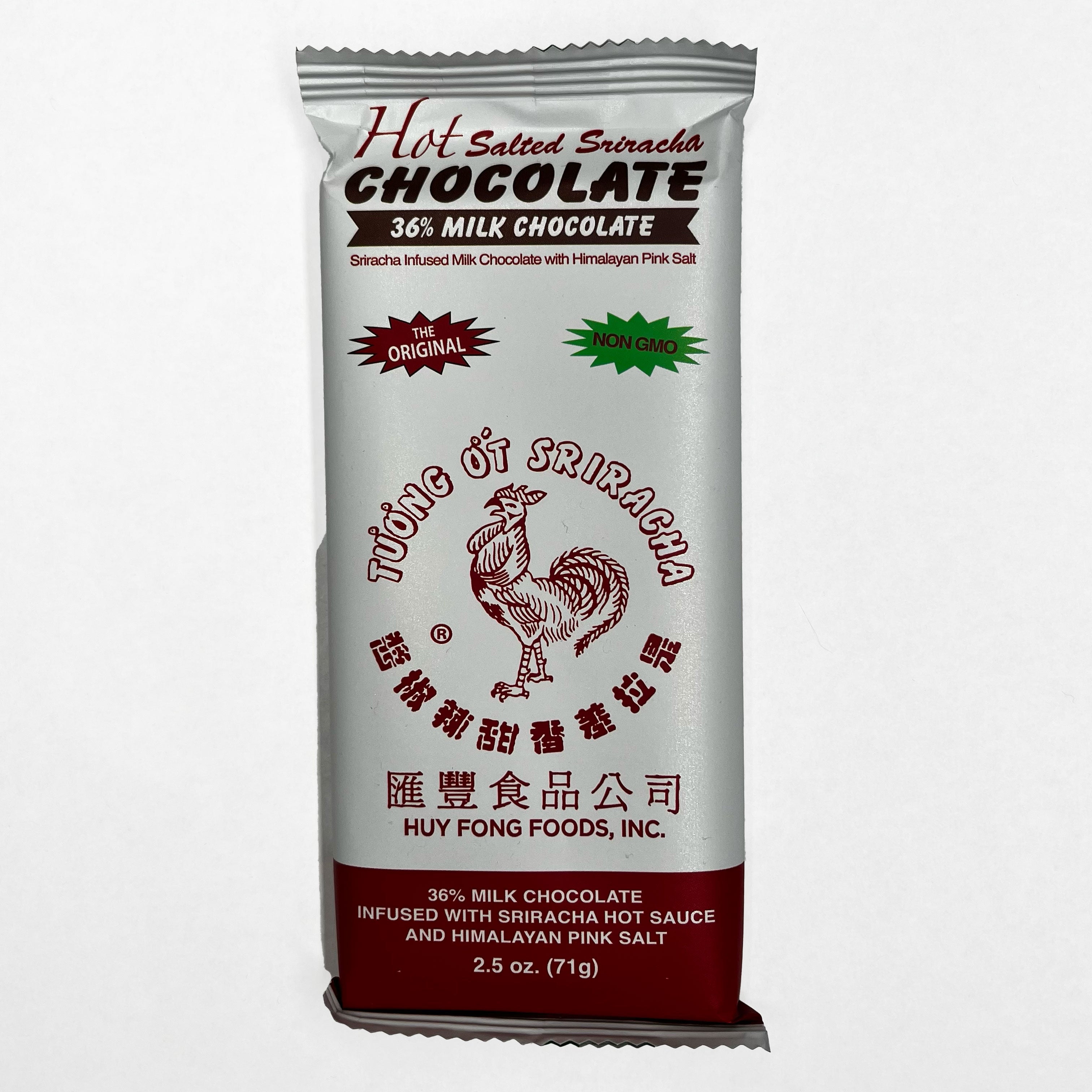 Hot Salted Siracha Chocolate 36% Milk Chocolate
