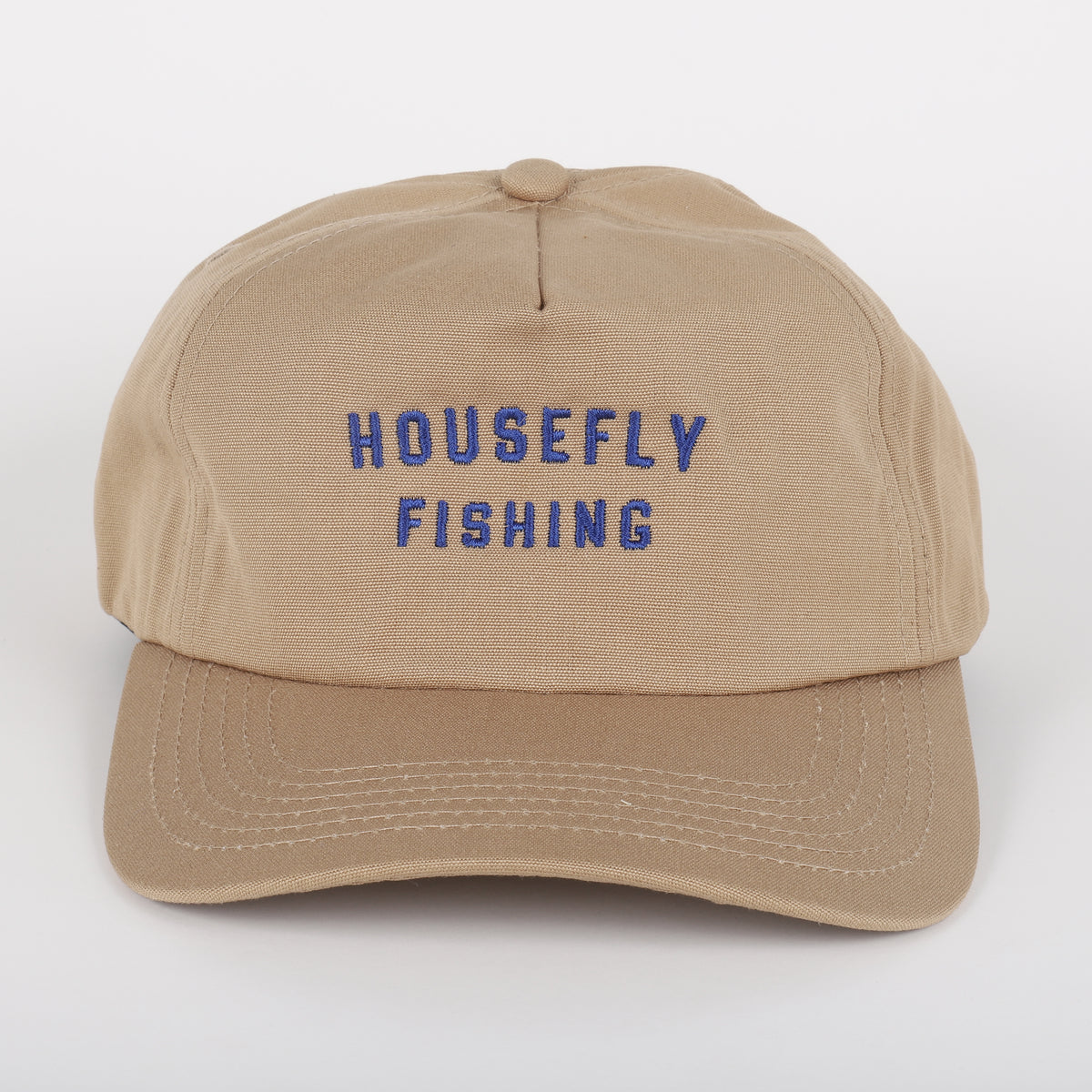 Housefly Fishing Hat - Khaki / Blue