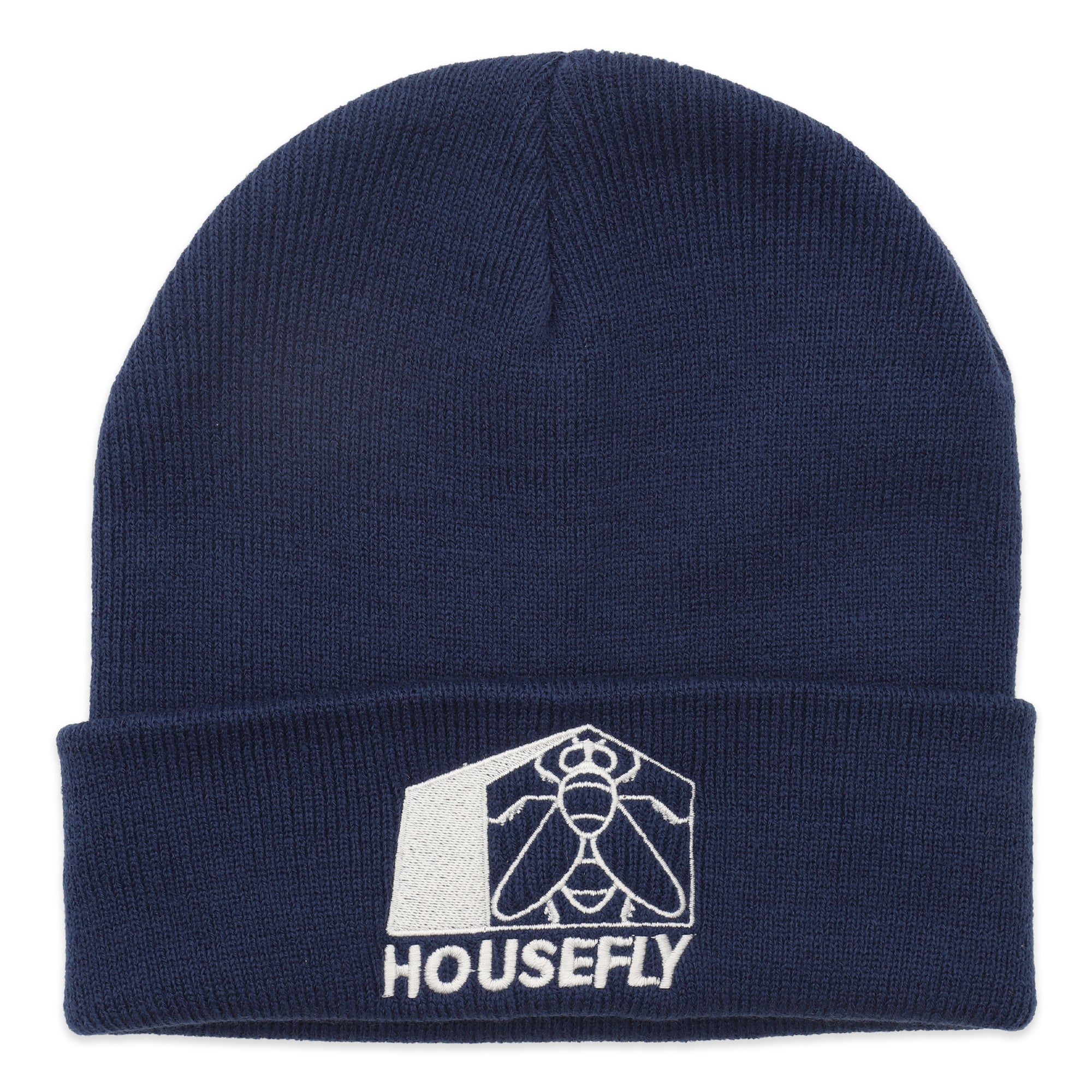 Housefly Sport Cuff Beanie - Cobalt