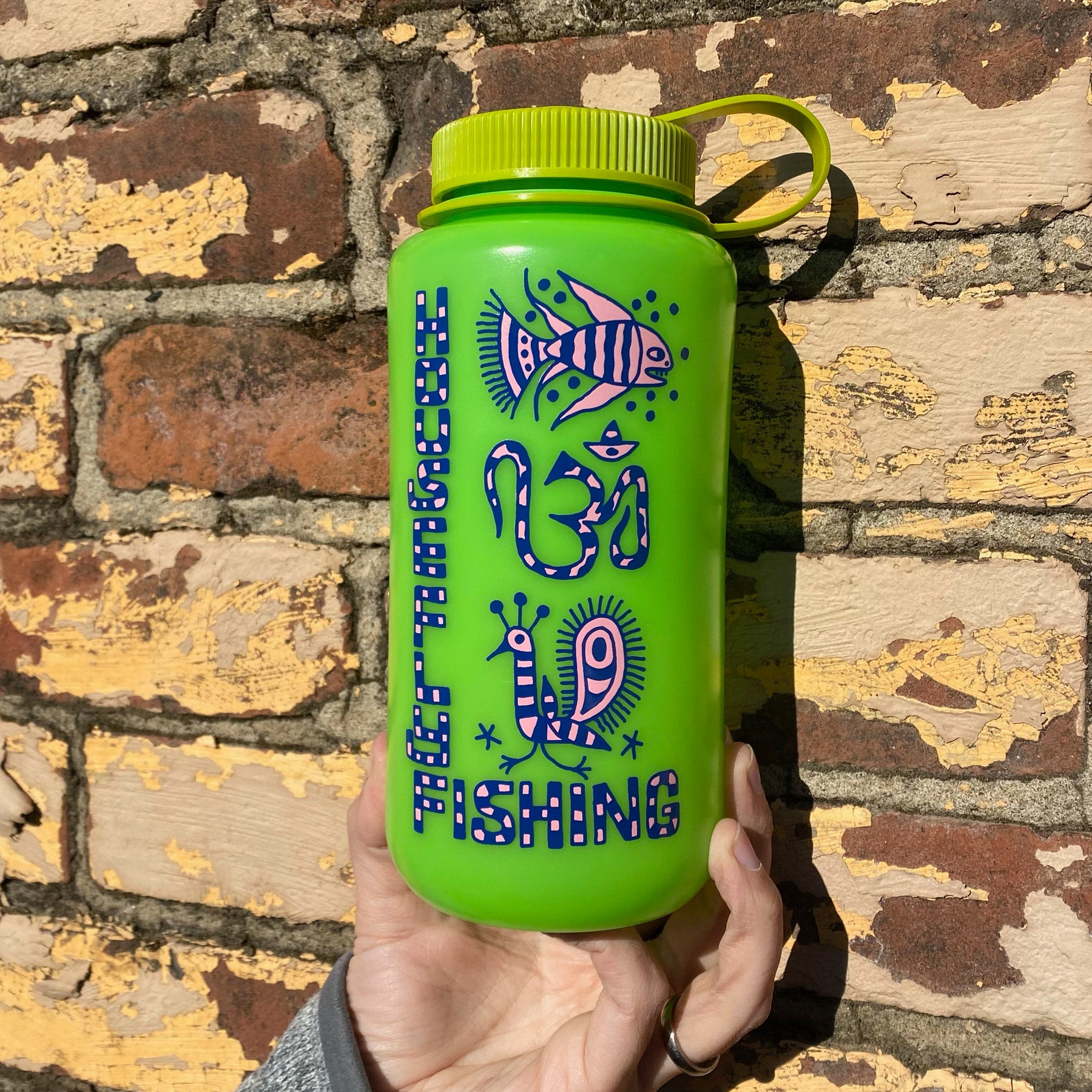 Housefly Om Nalgene Bottle