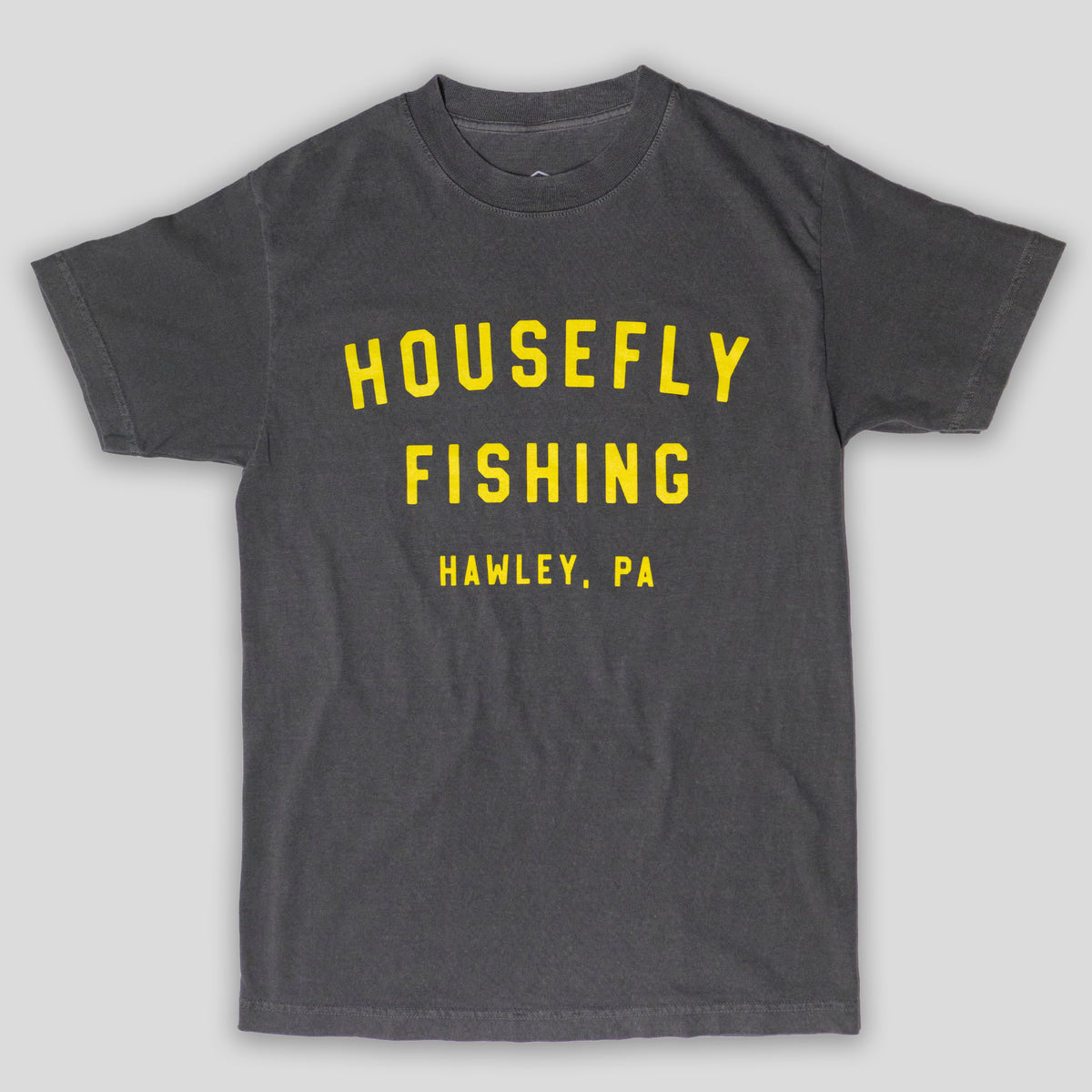 Housefly Classic T Faded Black/Goldenrod