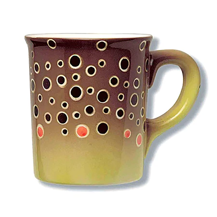 Stoneware Mug Brown Trout