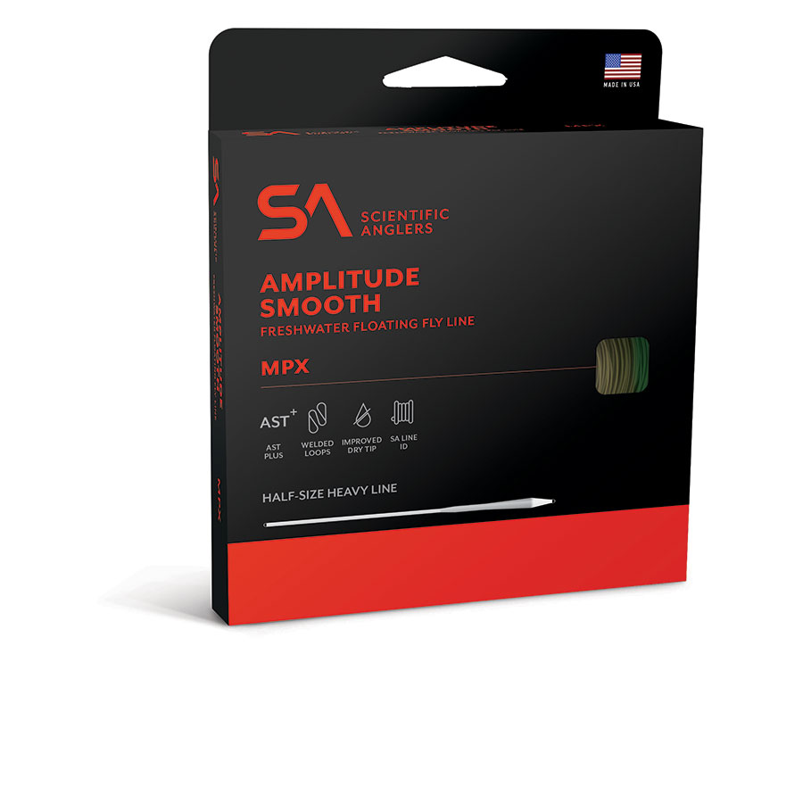 SCIENTIFIC ANGLERS - AMPLITUDE SMOOTH  MPX TAPER - OPTIC GREEN/MOSS/BUCKSKIN