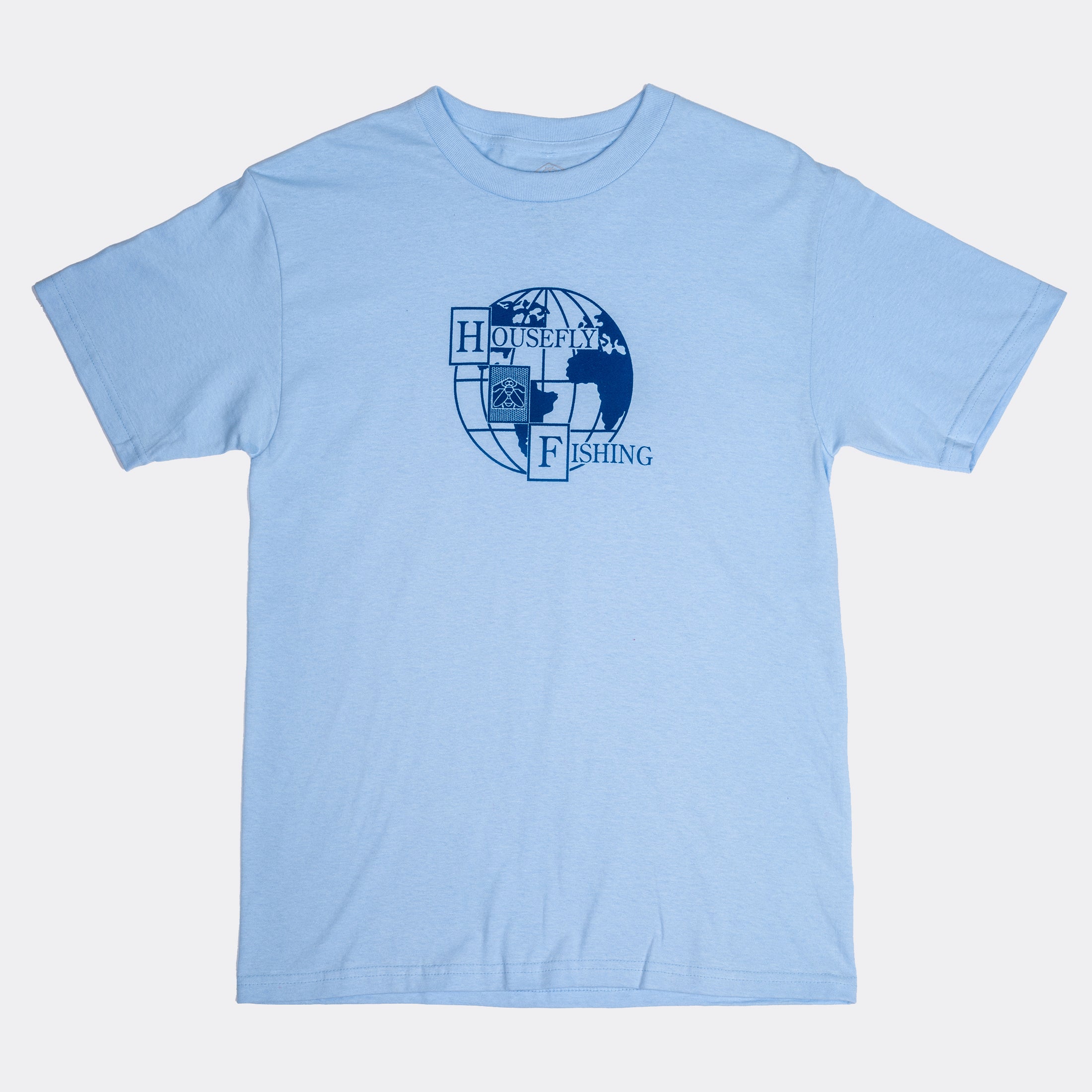 Housefly Global T - Powder Blue