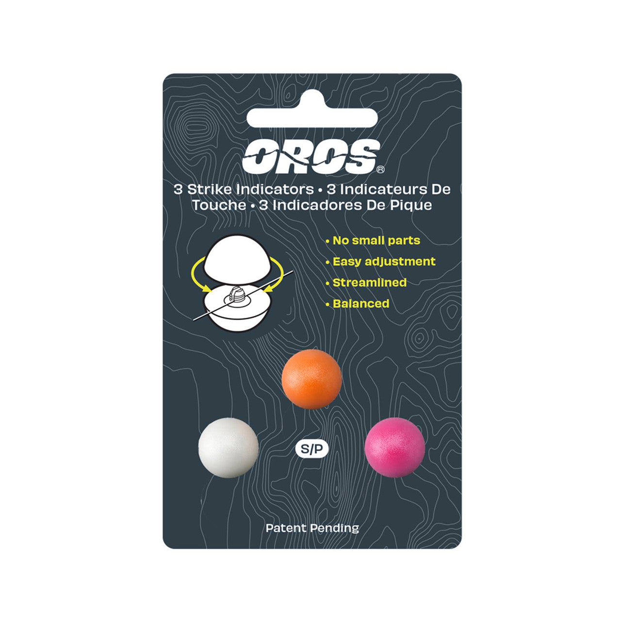 OROS Strike Indicator 3-Pack Multicolor