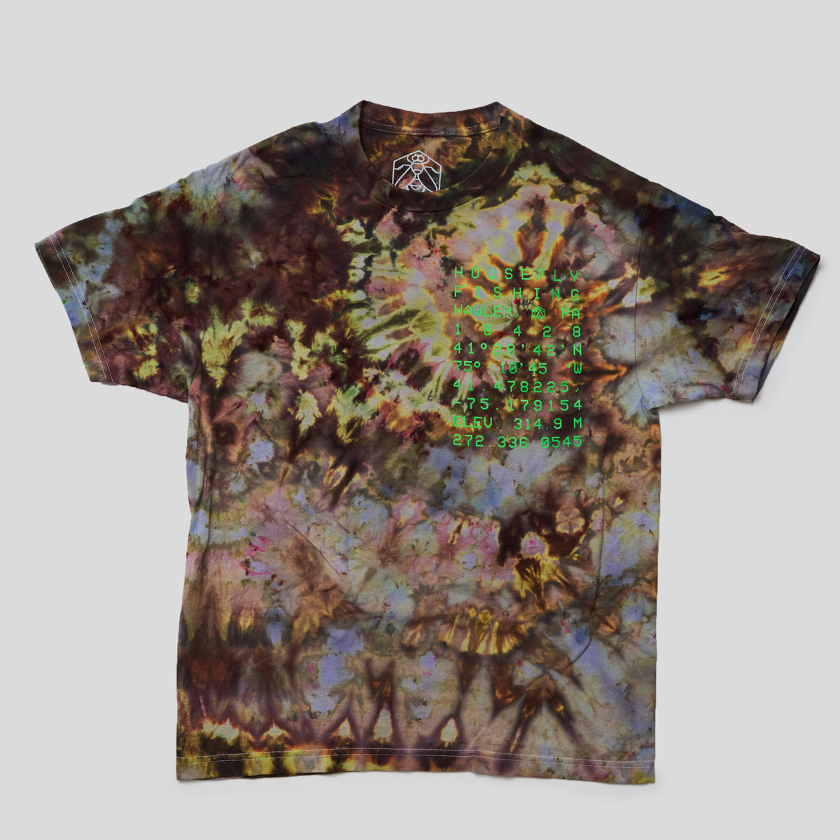 Housefly Location Tie Dye