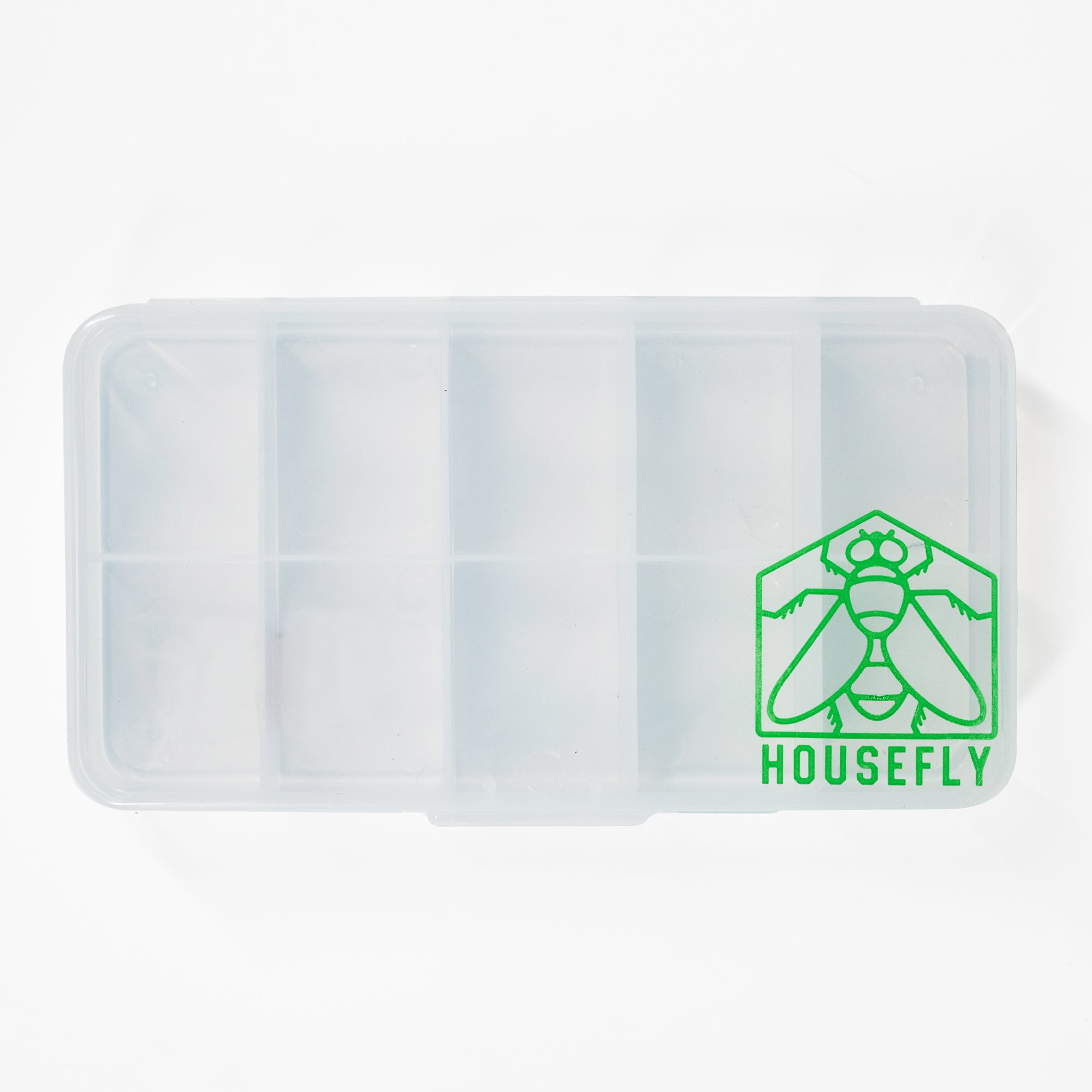 Housefly - Ten Compartment Clear Poly Box