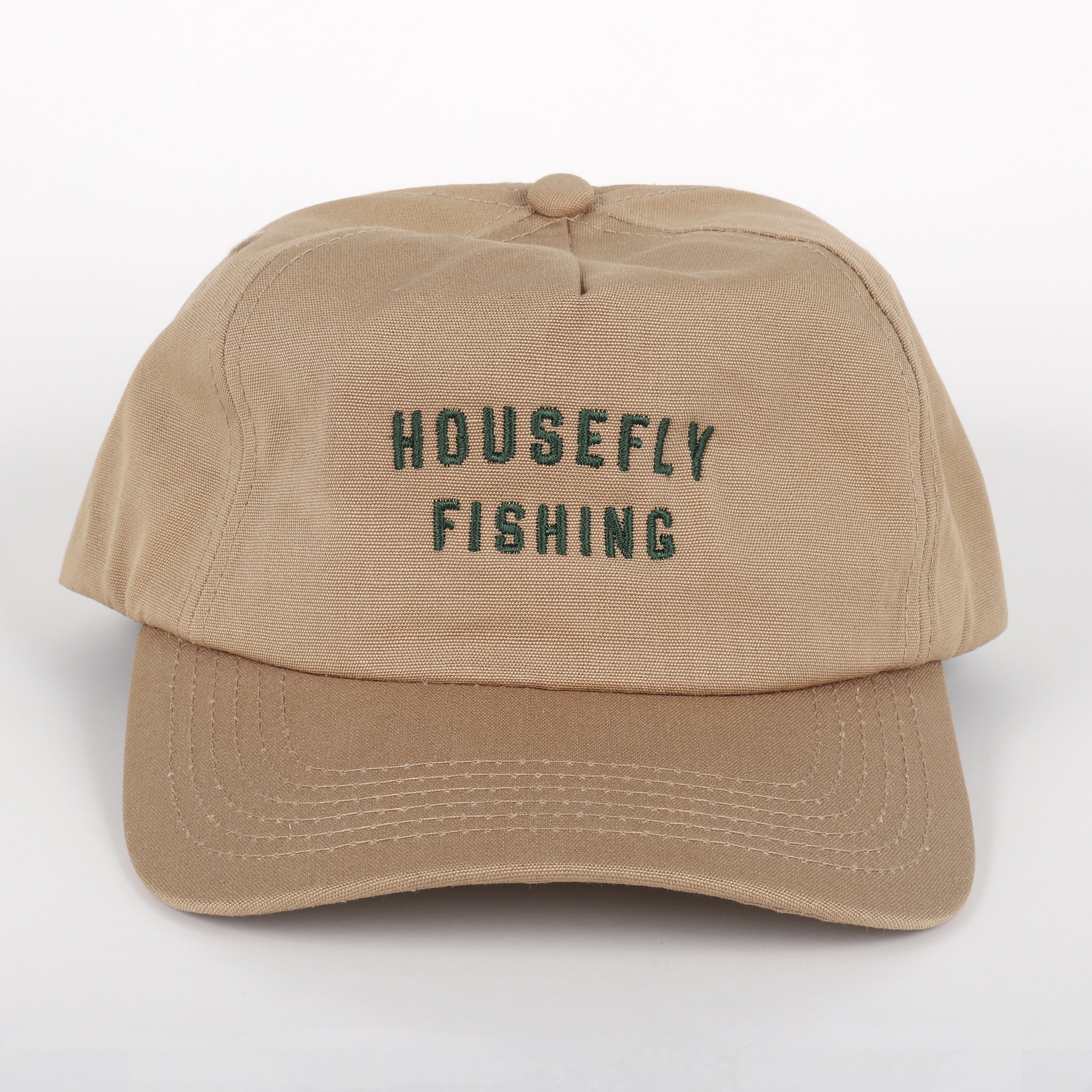 Housefly Fishing Hat - Khaki / Green