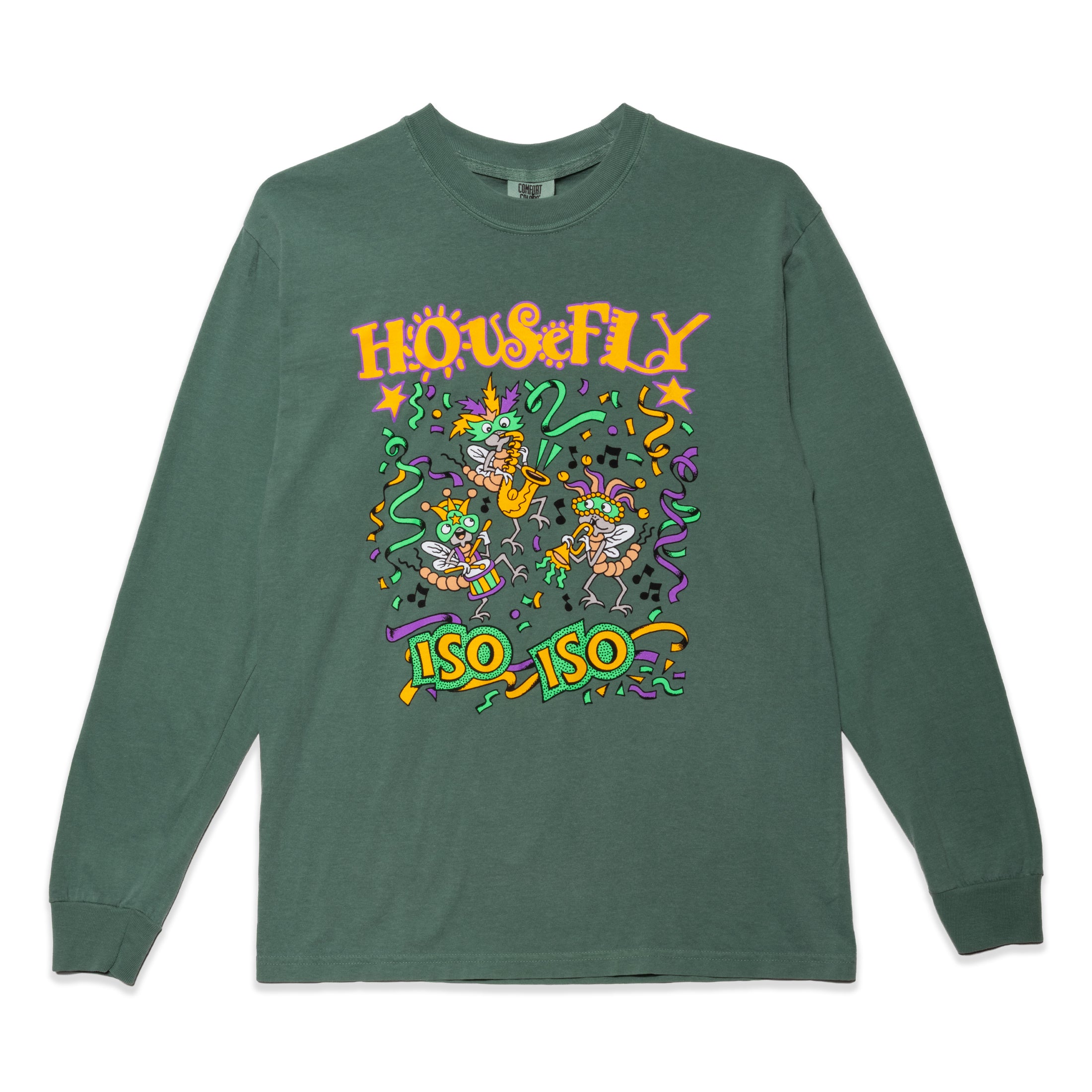 Housefly ISO ISO Long Sleeve Moss Green