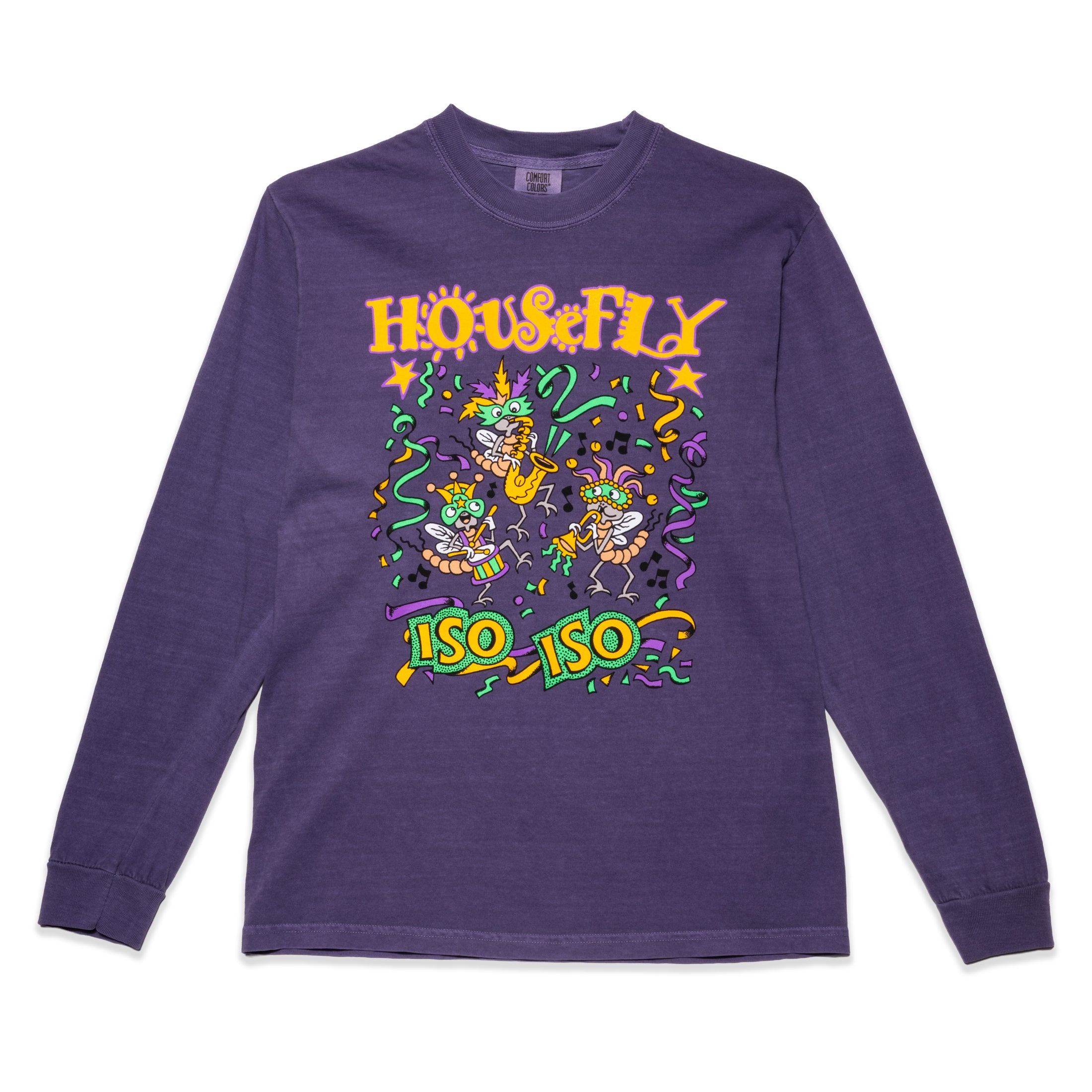 Housefly ISO ISO Long Sleeve Grape