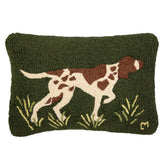 Pointer - Hooked Wool Pillow