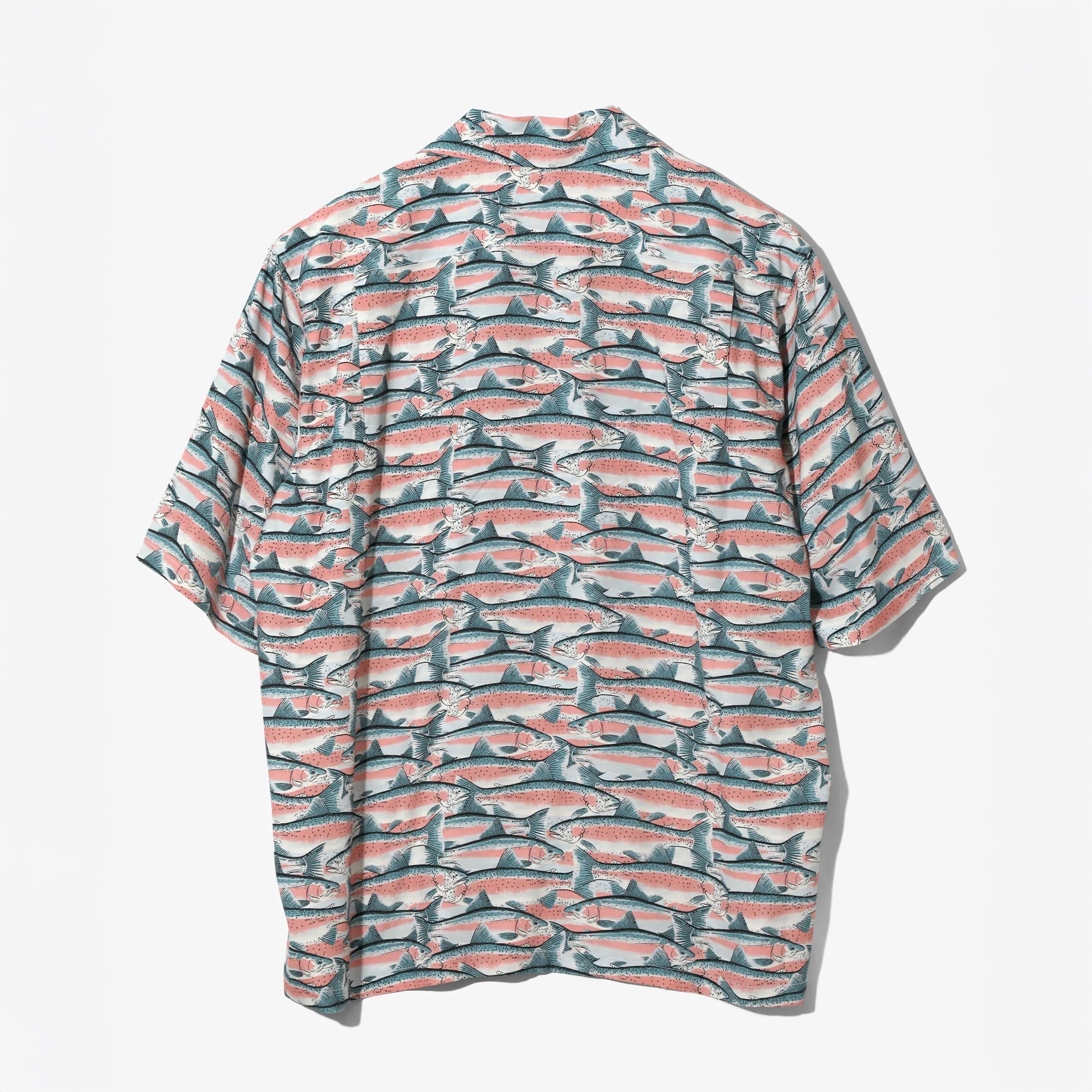 South2 West8 S/S Open Collar Trout Shirt Blue | Housefly Fishing