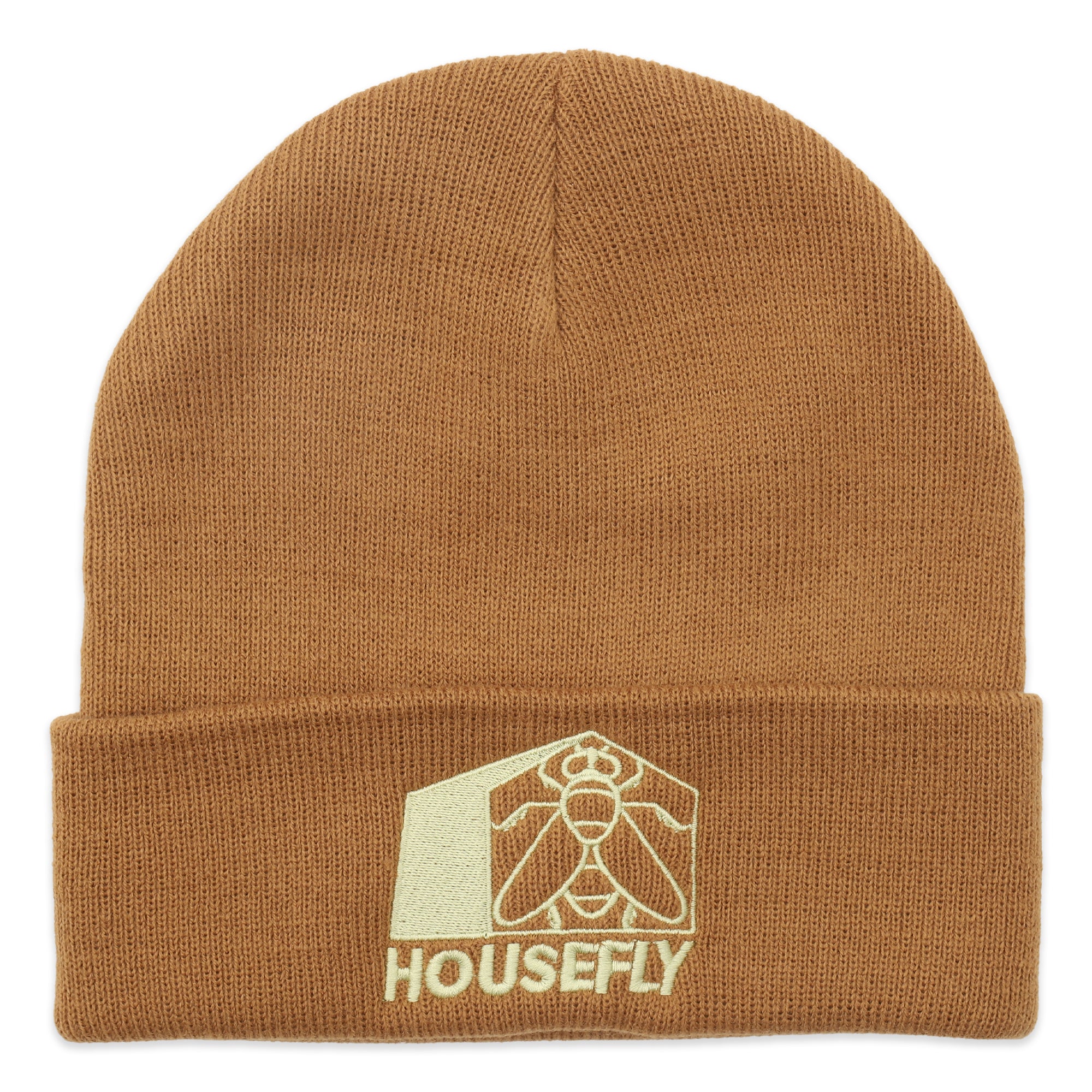 Housefly Sport Cuff Beanie - Camel