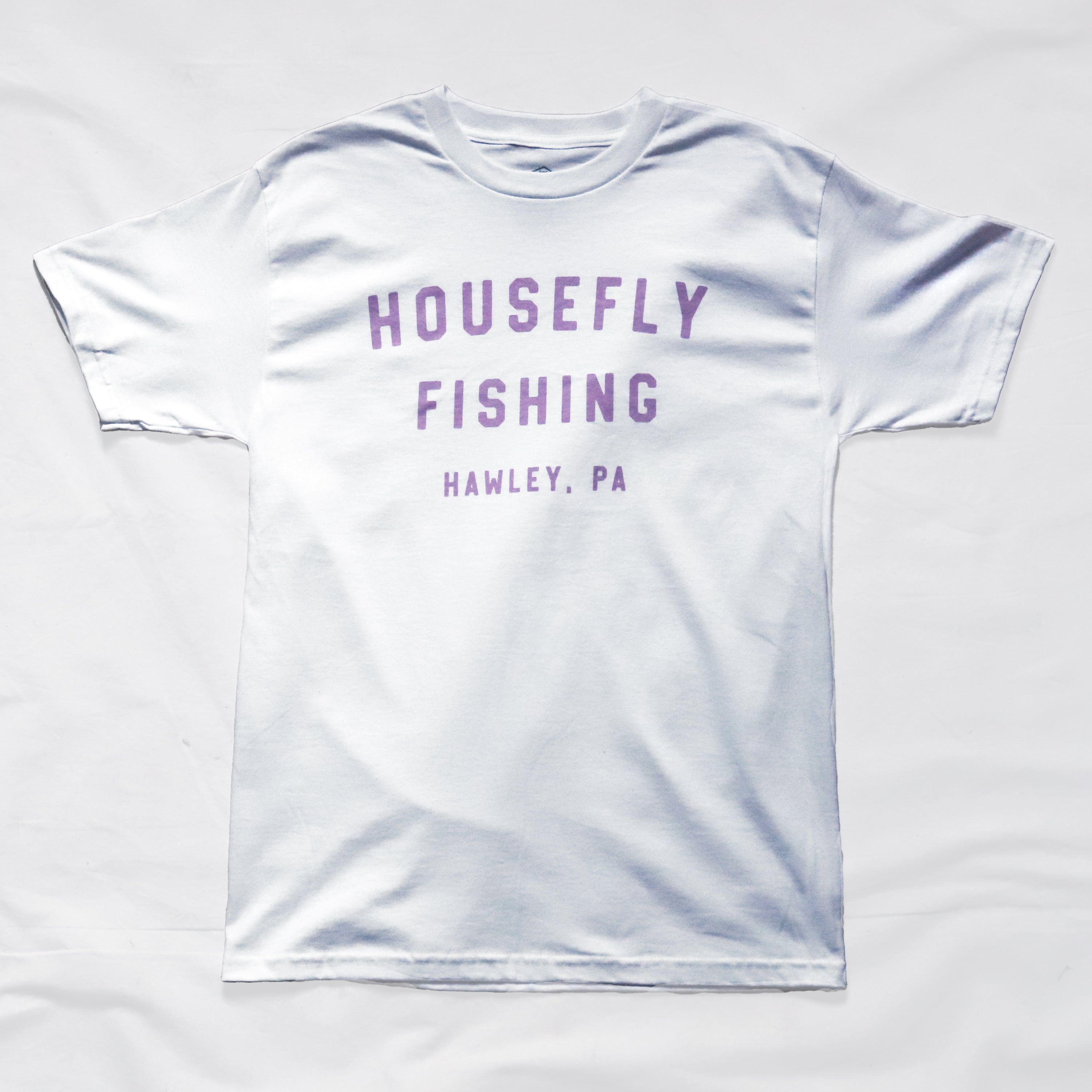 Housefly Classic T White/Lilac