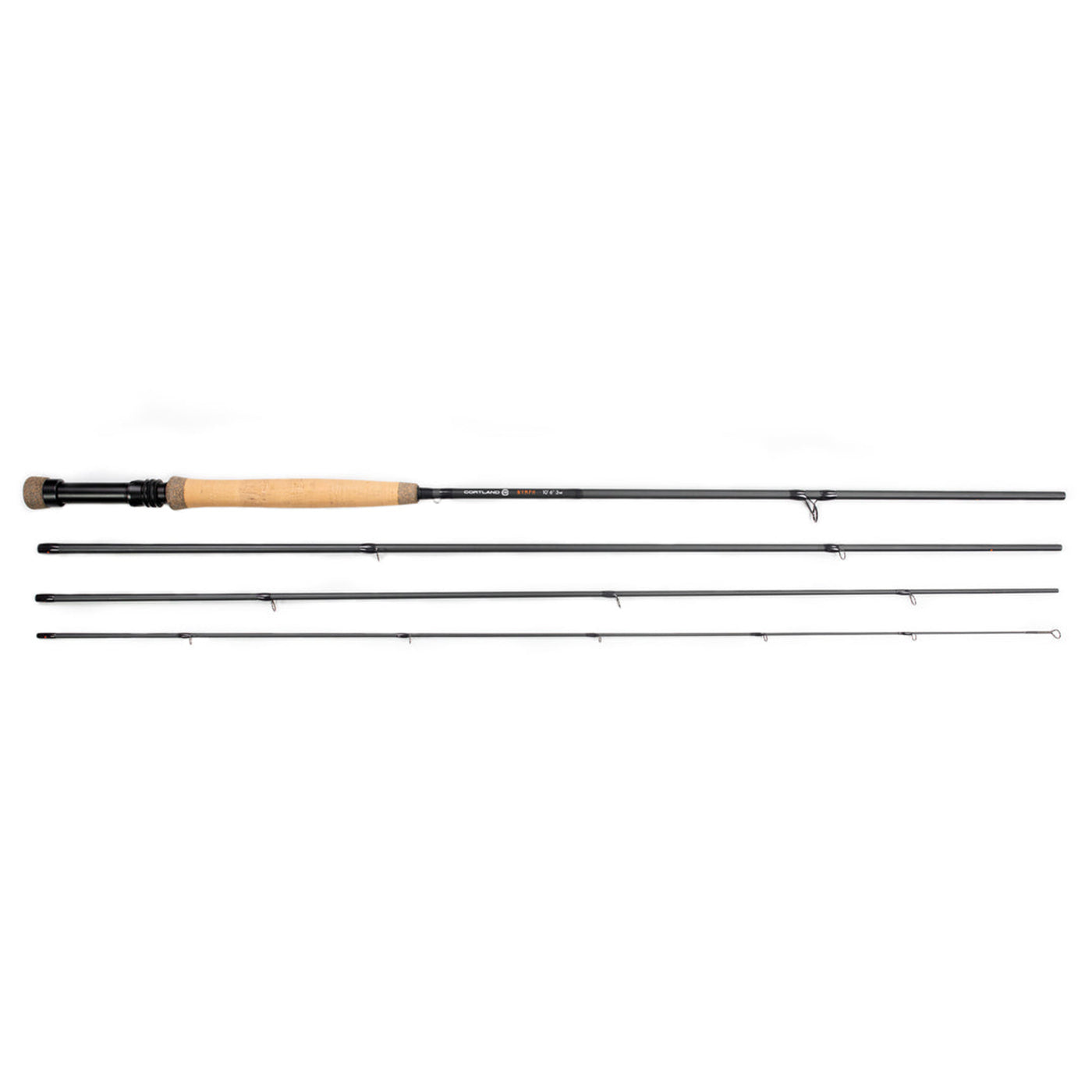 Cortland 4 PC Nymph Rod 10 FT 6 IN 3 WT w/ Black Rod Tube