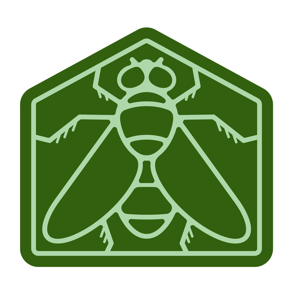 Housefly Logo Sticker