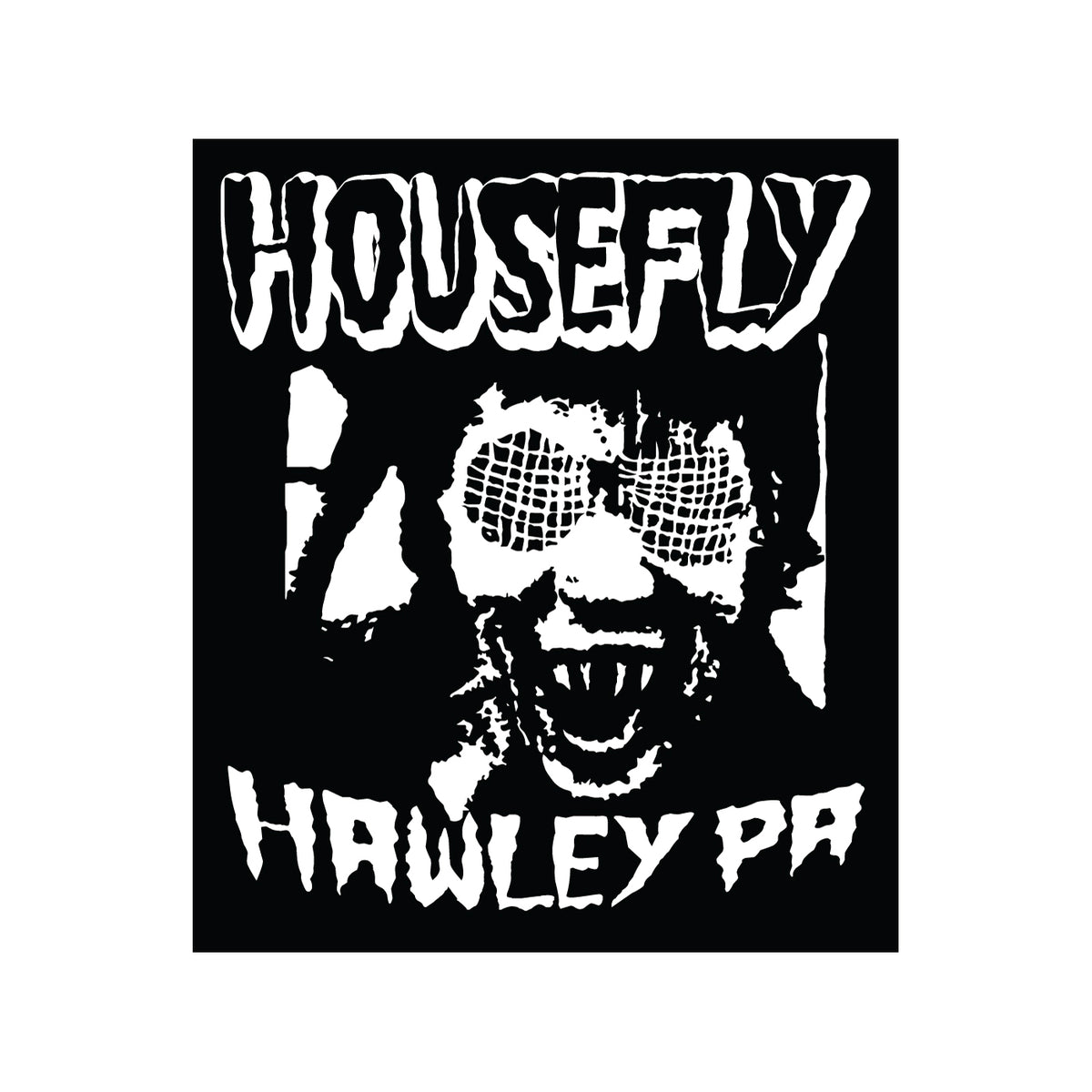 Human Housefly Sticker