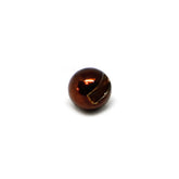 Fulling Mill Slotted Tungsten Beads Metallic Brown